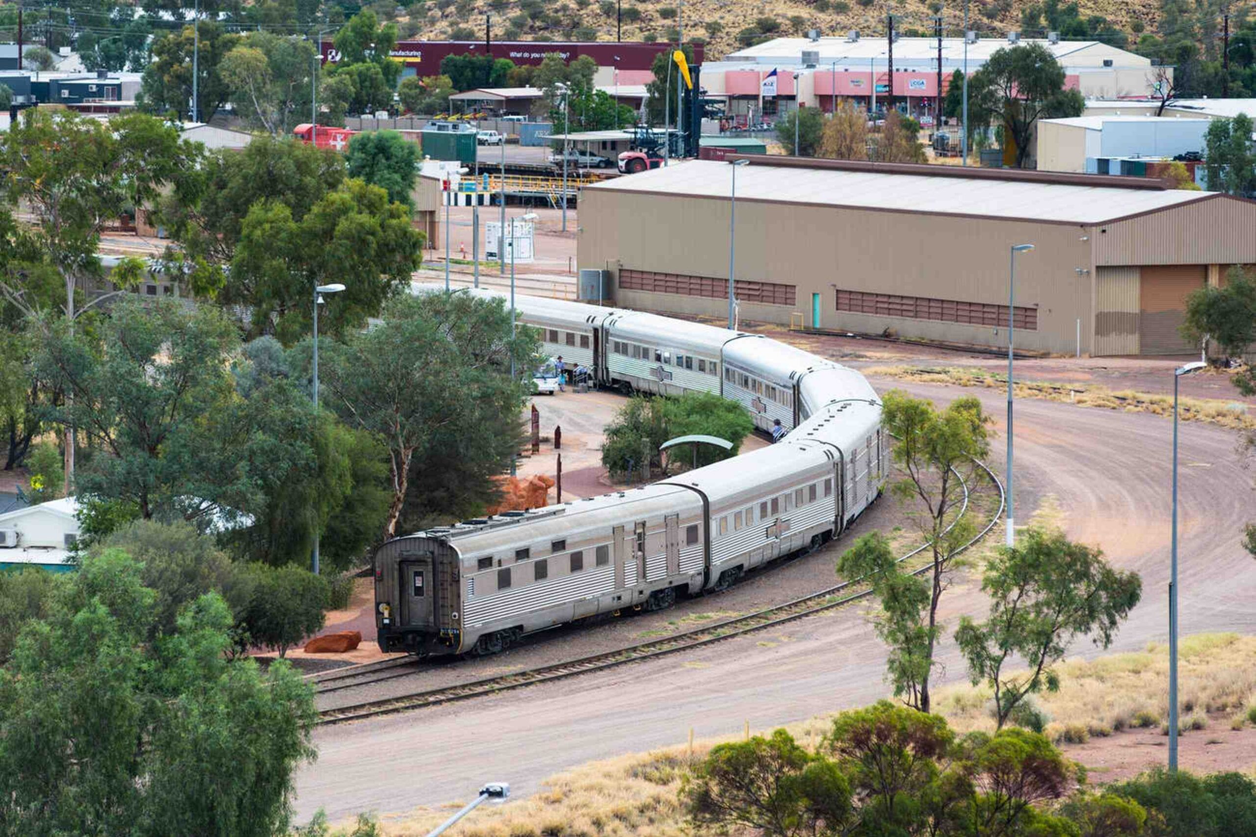 The Ghan train journey