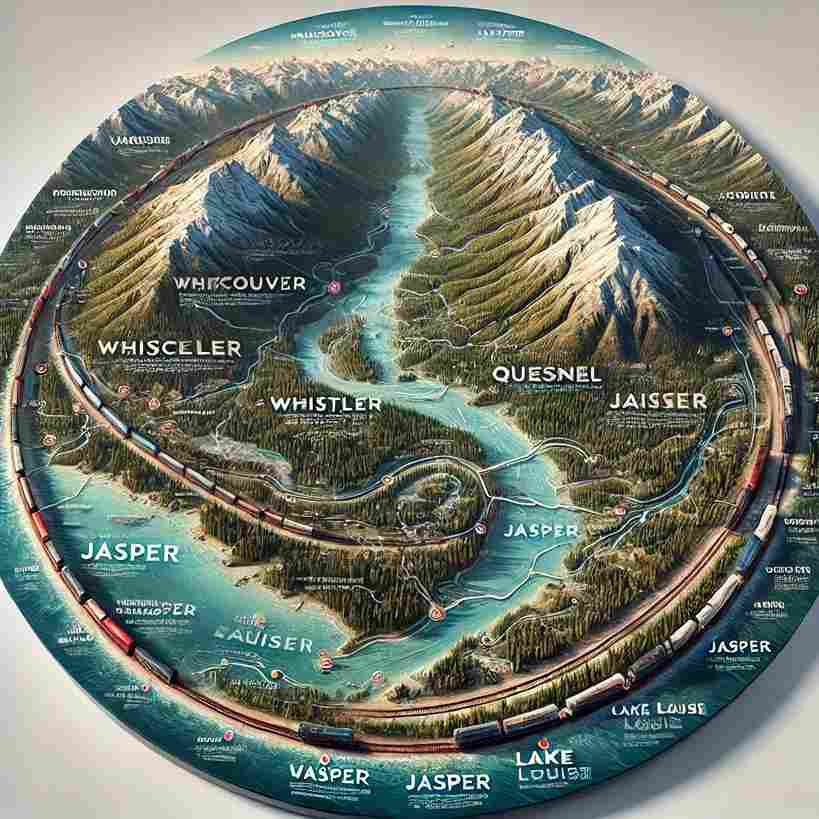 Rainforest to Gold Rush Discovery Lake Louise 🚆 Route Vancouver → Whistler → Quesnel → Jasper → Lake Louise