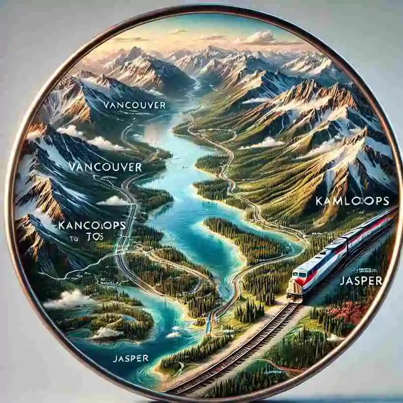 Vancouver → Kamloops → Jasper
